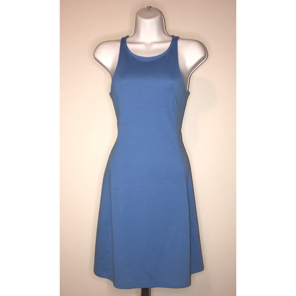 OLD NAVY BLUE MINI CAMI FLARED CASUAL S DRESS